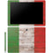 Italian Flag Dark Wood Galaxy Book 12in Skin